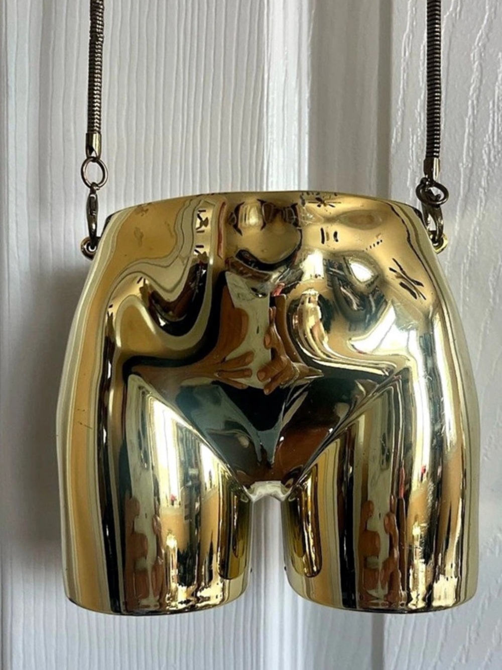 Gold Sculptural Mini Bag